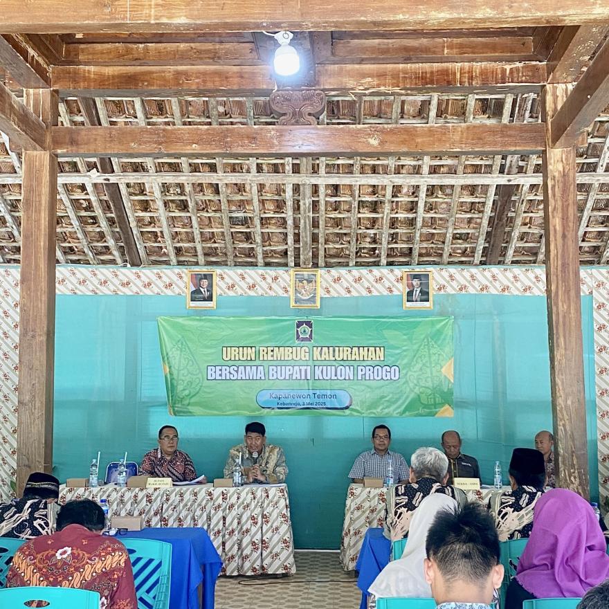 Urun Rembug Kalurahan Bersama Bupati Kulon Progo - Kapanewon Temon